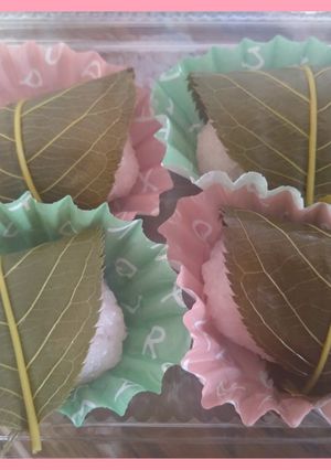 桜餅、道明寺粉-レシピのメイン写真