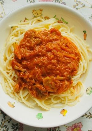 【学校給食】スパゲティ・コン・トンノ-レシピのメイン写真