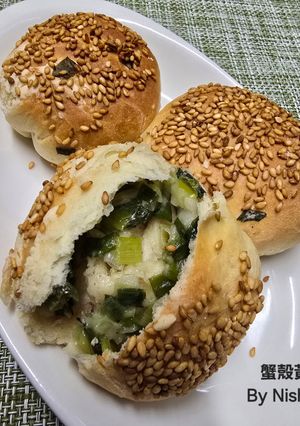 台湾家庭料理*ネギ焼き餅-レシピのメイン写真