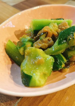 作り置きにも★きゅうりと塩昆布の梅肉和え-レシピのメイン写真