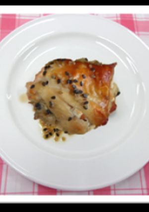 【学校給食】鶏肉のごま照り焼き-レシピのメイン写真