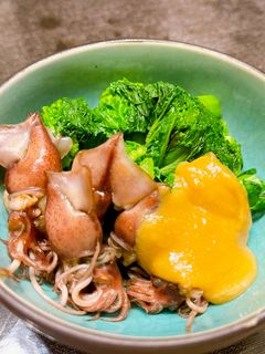菜の花とホタルイカの酢味噌和え-レシピのメイン写真