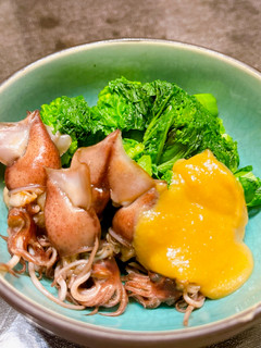 菜の花とホタルイカの酢味噌和え-レシピのメイン写真