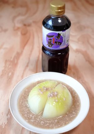まるごと新玉ねぎのそぼろ煮-レシピのメイン写真