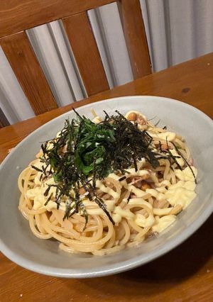 ごま油香る 冷製おろし納豆スパ-レシピのメイン写真