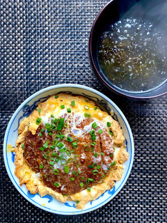 ハムカツの卵とじ丼-レシピのメイン写真