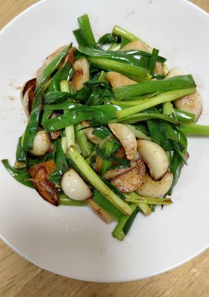 にんにくとネギのごま油炒め-レシピのメイン写真