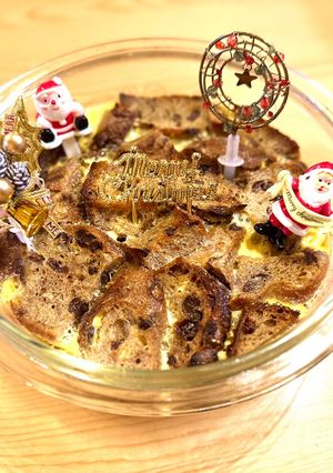 クリスマスのパンプディング。-レシピのメイン写真