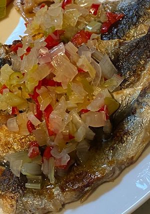 小イワシのムニエルらっきょう甘酢ソースかけ☆-レシピのメイン写真