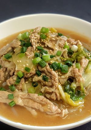 低糖質！ 白菜と豚肉のうまうまトロトロしらたき-レシピのメイン写真