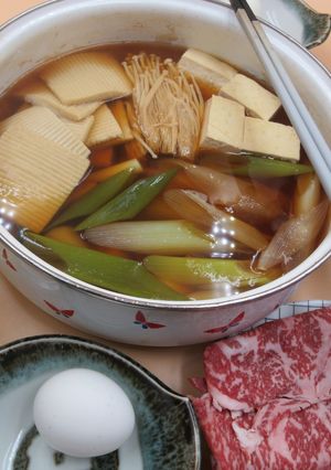 加賀一本太ねぎのすき焼き-レシピのメイン写真