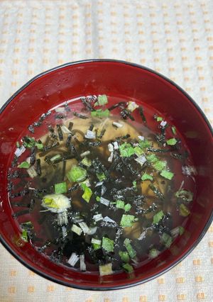 サキイカ×塩昆布＝即席潮汁(風)-レシピのメイン写真