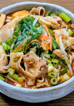 鶏ガラ海鮮旨辛味噌ラーメン🍜6杯目-レシピのメイン写真