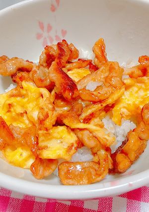 ワンパン豚丼-レシピのメイン写真