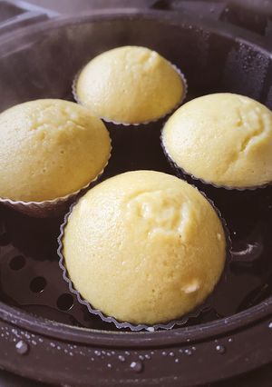 クリームチーズ蒸しパン（ホットクック）-レシピのメイン写真