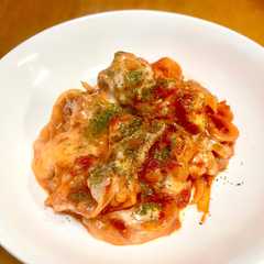 A picture of 簡単！チーズトマトチキン煮込み♪.
