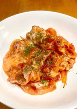 簡単！チーズトマトチキン煮込み♪-レシピのメイン写真