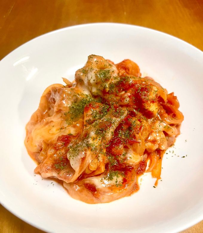 簡単！チーズトマトチキン煮込み♪-レシピのメイン写真