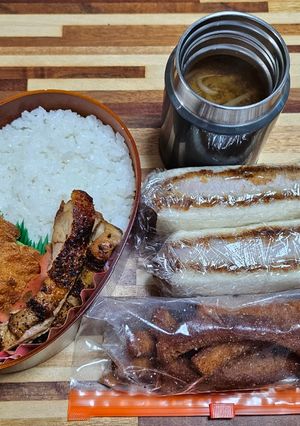 高校生男子お弁当26年1月29日-レシピのメイン写真