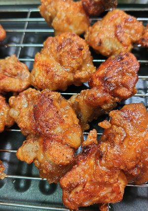 一人暮らし息子用！フライパンで唐揚げ-レシピのメイン写真