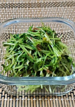 🤍豆苗の牡蠣だし醤油香るおひたし-レシピのメイン写真