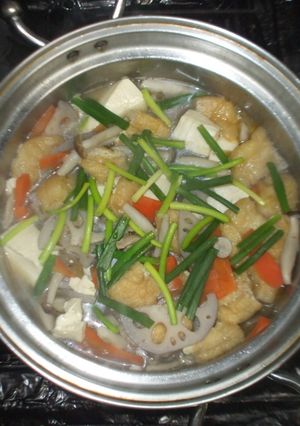 鶏ごぼう鍋♪簡単レンコン-レシピのメイン写真