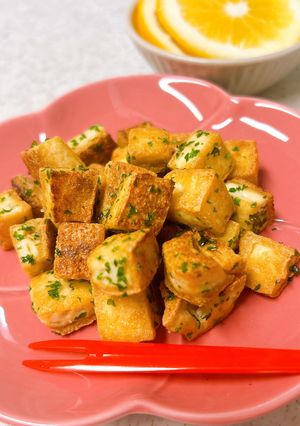 海苔塩味♪豆腐のカリカリ焼き-レシピのメイン写真