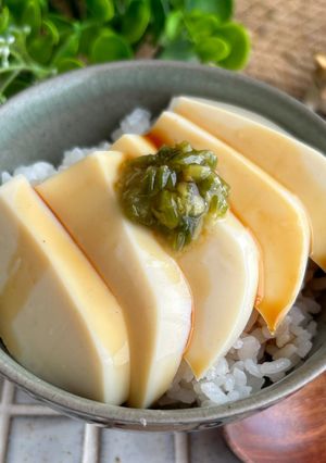 とろりん♫豆乳寒天丼-レシピのメイン写真
