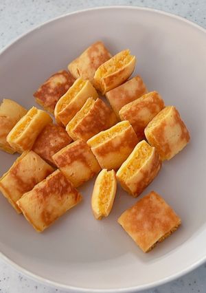 朝食に♪栄養アップ★にんじん鉄分パンケーキ-レシピのメイン写真