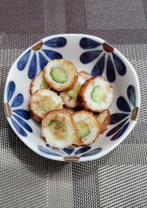 ちくわのおかか梅肉和え-レシピのメイン写真