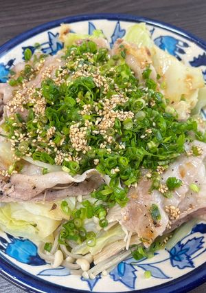 キャベツと豚肉のさっぱり蒸し-レシピのメイン写真