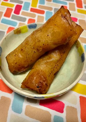 超簡単☆りんごの肉春巻き♪♪-レシピのメイン写真