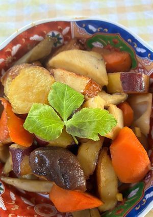 さつまいもと根菜の炒め煮-レシピのメイン写真