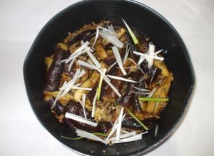 マーボーナス♪簡単レシピ梅肉入り-レシピのメイン写真