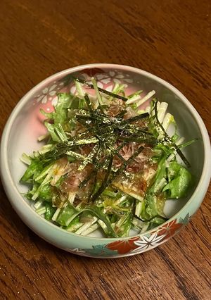 水菜サラダ-レシピのメイン写真