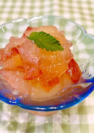 りんごジャム♪皮つき＆たっぷり果肉♪簡単レシピ-レシピのメイン写真