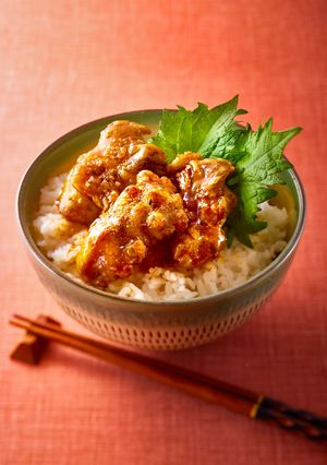 味付けまいたけ天ぷら丼-レシピのメイン写真