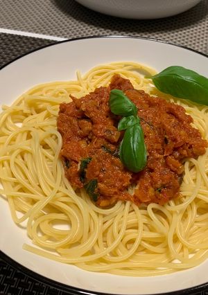 ツナとトマトのパスタ-レシピのメイン写真