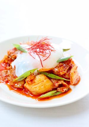 黄金の味で手軽に【豚キムチ（焼肉のたれ）-レシピのメイン写真