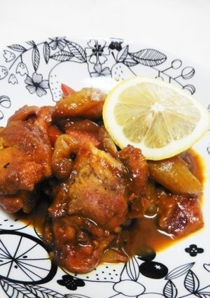 鶏もも肉と玉ねぎのトロトロ味噌カレー煮-レシピのメイン写真