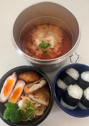 息子弁当21ミネストローネ-レシピのメイン写真