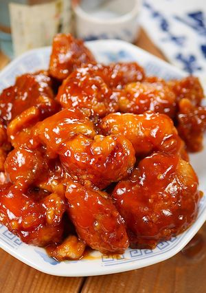 たっぷり肉だけとろとろ酢鶏🤩🍚やったね✨-レシピのメイン写真
