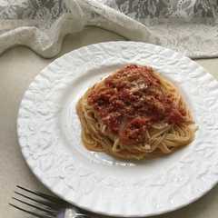 ミートソーススパゲティ-レシピのメイン写真