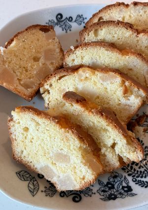 ホットケーキミックスで🎵洋梨のパウンドケーキ-レシピのメイン写真