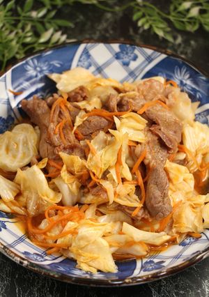 簡単！ラム肉ジンギスカン風-レシピのメイン写真