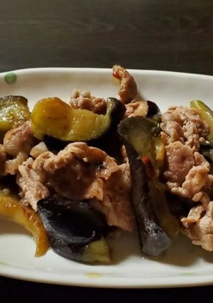 牡蠣だし香る豚肉と茄子のピリ辛炒め-レシピのメイン写真