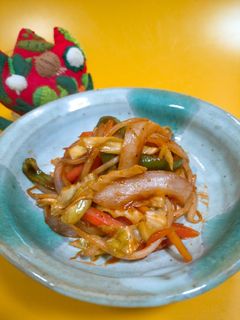 ケチャップ野菜炒め-レシピのメイン写真