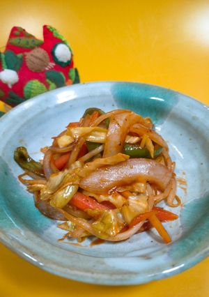 ケチャップ野菜炒め-レシピのメイン写真