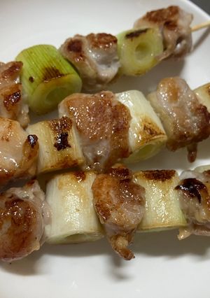 冷めても美味しい塩焼き鳥（ねぎま）-レシピのメイン写真
