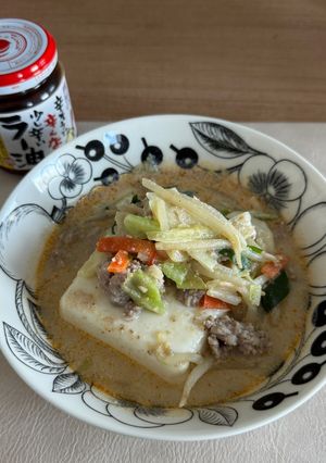ズボラの豆乳坦々スープ-レシピのメイン写真